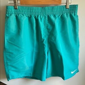 NWT Nike Teal Shorts/Bathing Suit L
